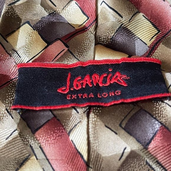 Jerry Garcia Silk Tie - Extra Long - Mixmaster - Collection Forty-Five - Picture 3 of 4